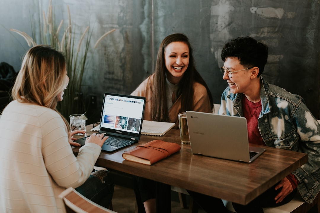 Adults learning English together
